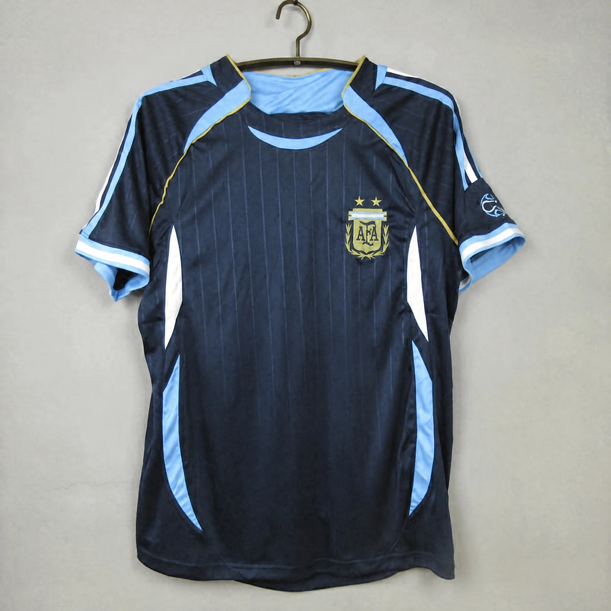 MAILLOT RÉTRO ARGENTINE 2006 EXTÉRIEUR BLEU