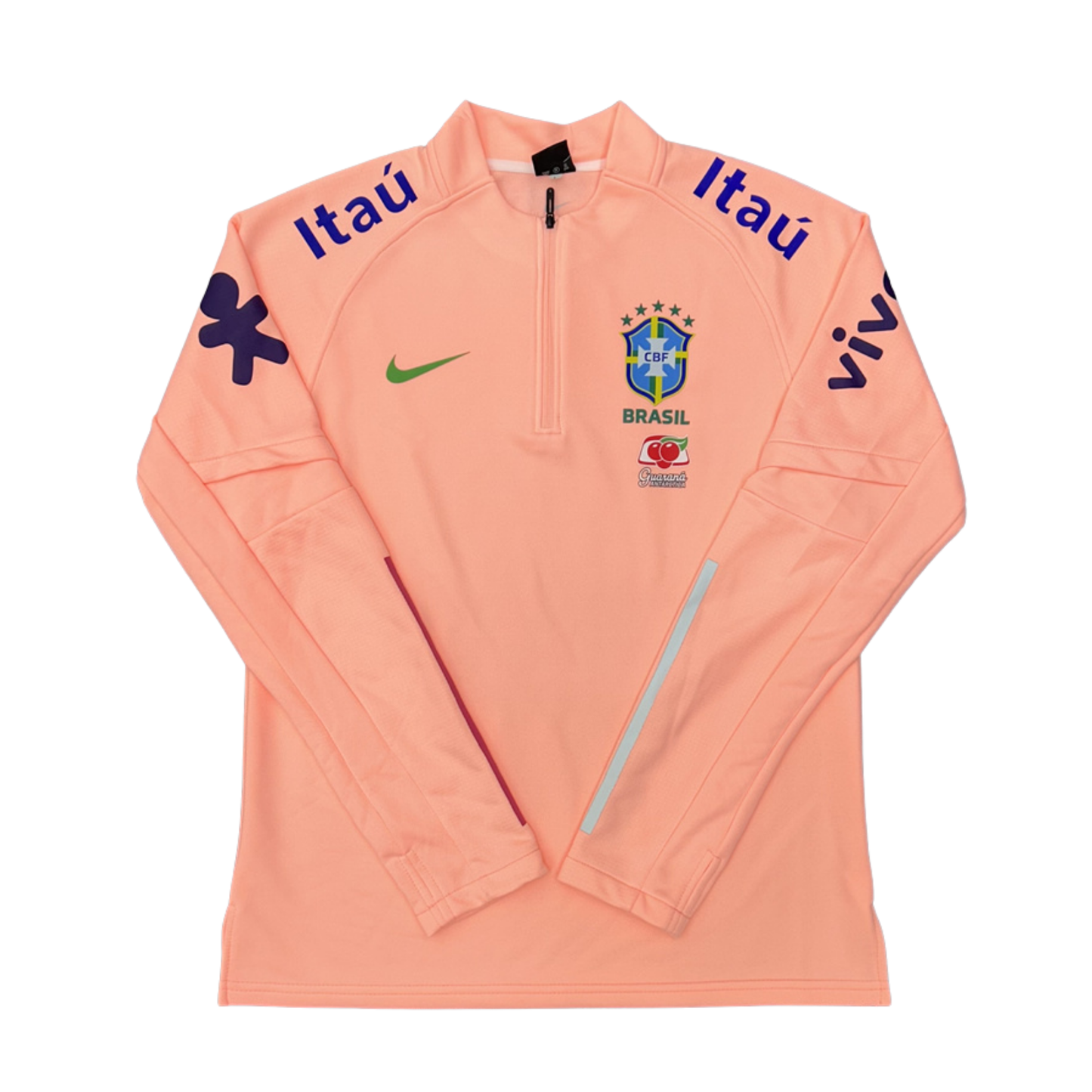 PULL ZIPPÉ BRÉSIL X ROSE