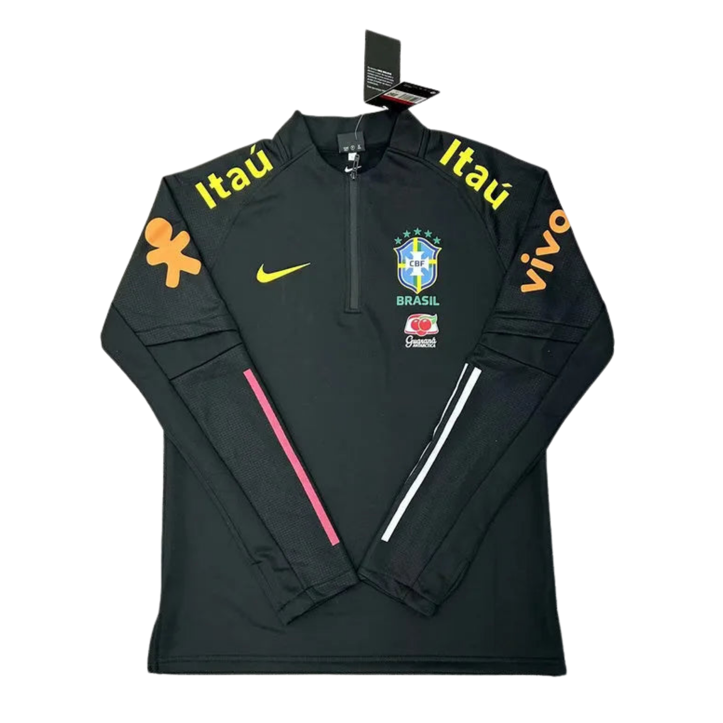 PULL ZIPPÉ BRÉSIL X NOIR
