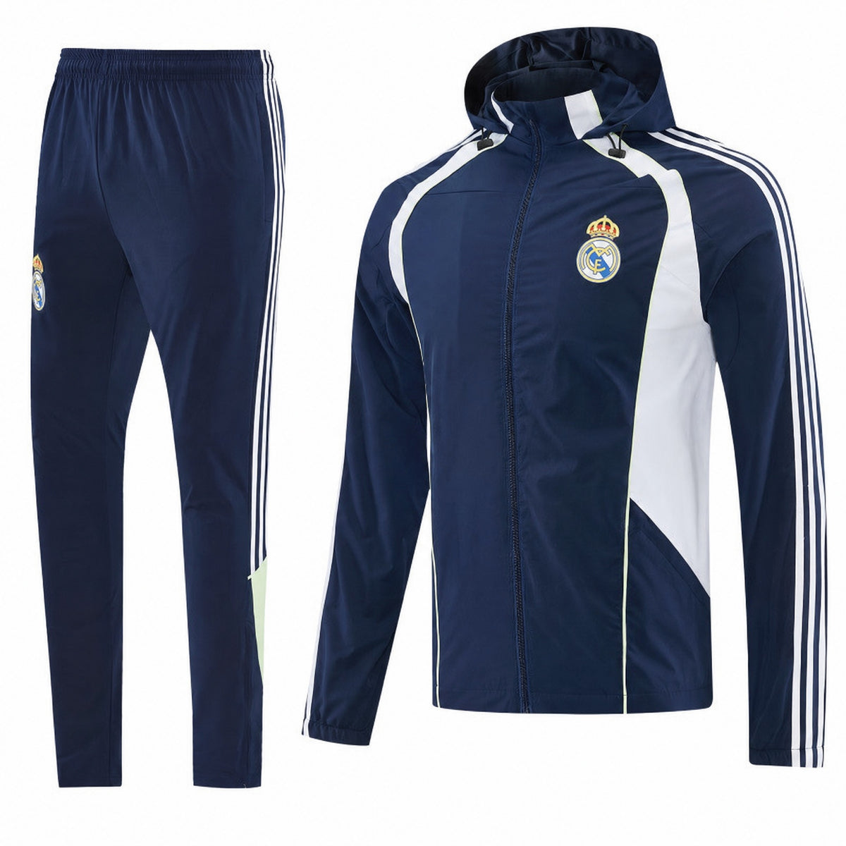 SURVÊTEMENT REAL MADRID 26/27 BLEU MARINE COUPE-VENT
