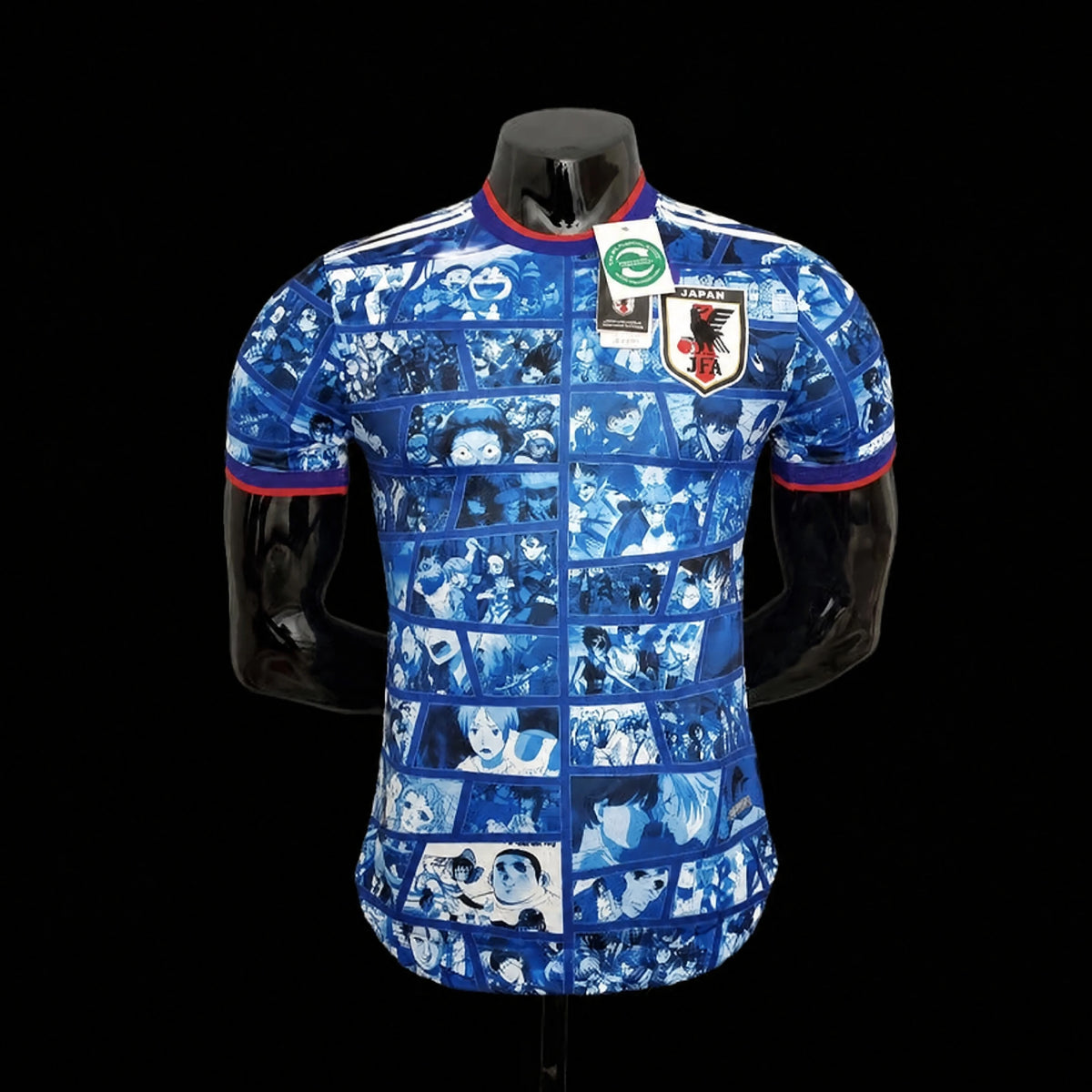 MAILLOT RÉTRO JAPON 2021 ÉDITION COMMÉMORATIVE BLEU