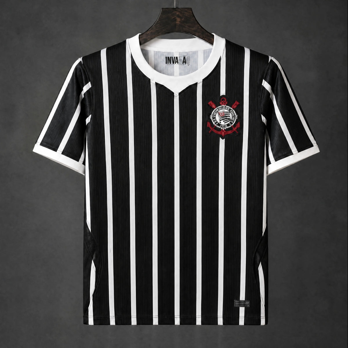 MAILLOT CORINTHIANS 25/26 EXTÉRIEUR RAYÉ NOIR