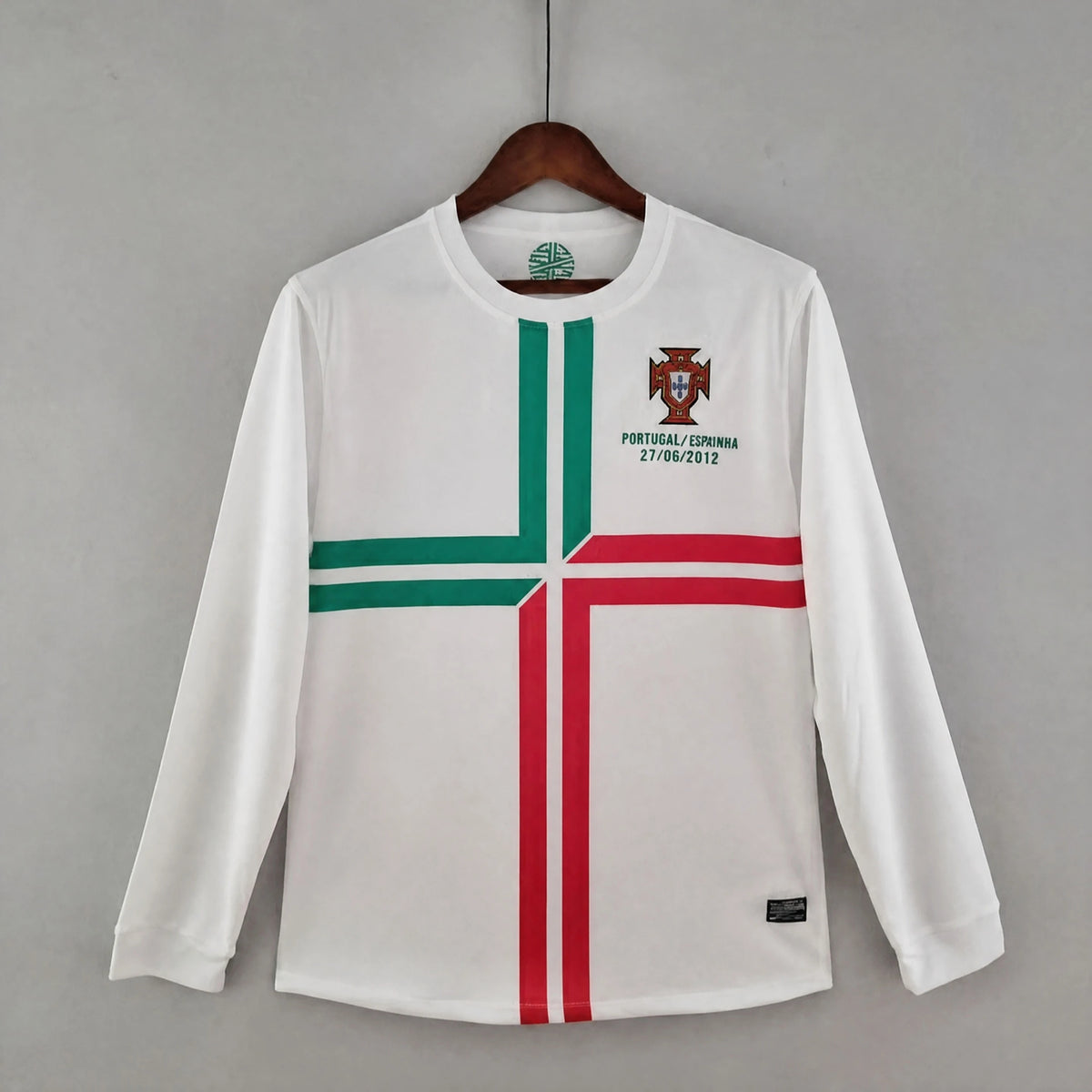 MAILLOT MANCHES LONGUES RÉTRO PORTUGAL 2012 EXTÉRIEUR