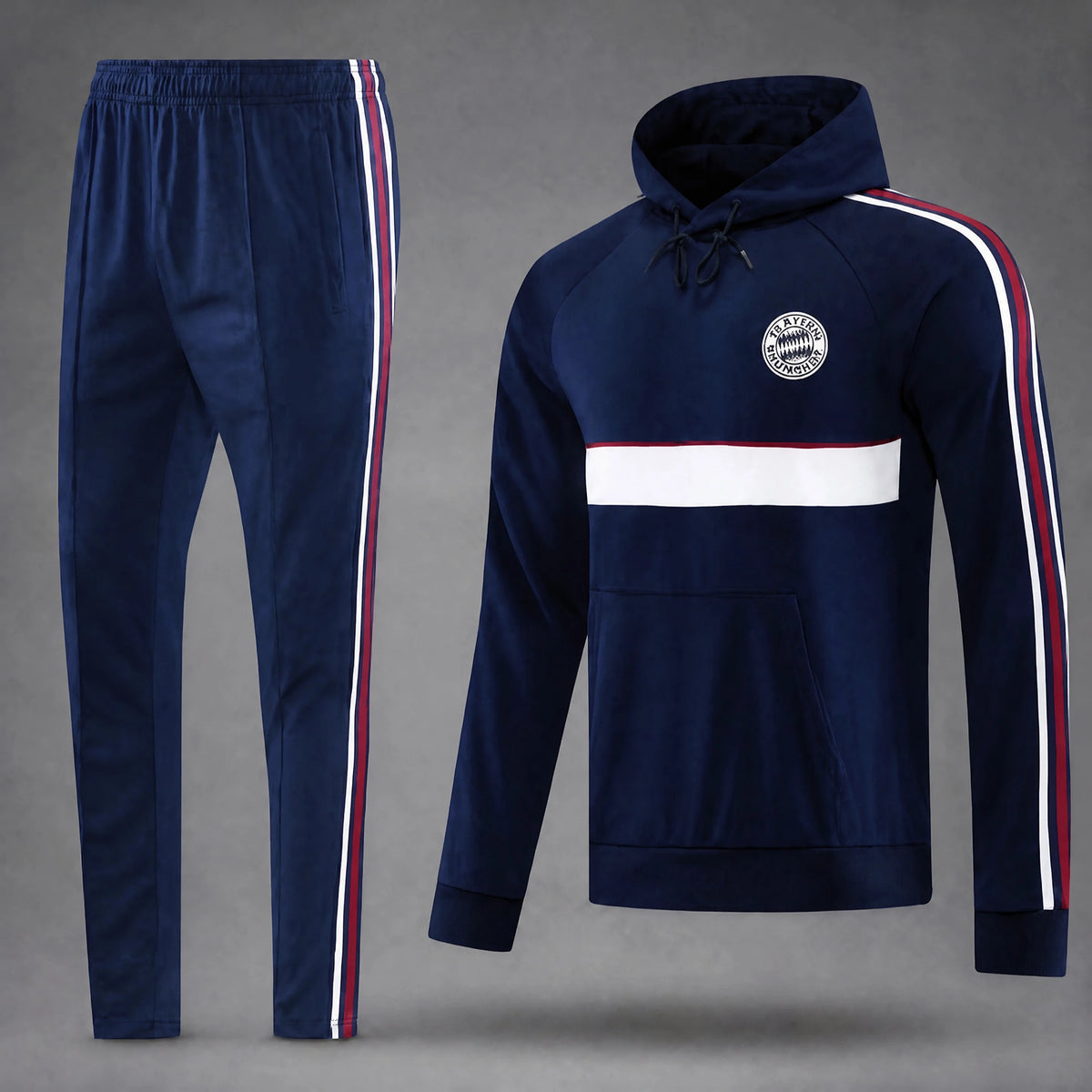 SURVÊTEMENT BAYERN MUNICH 26/27 BLEU ROI CAPUCHE