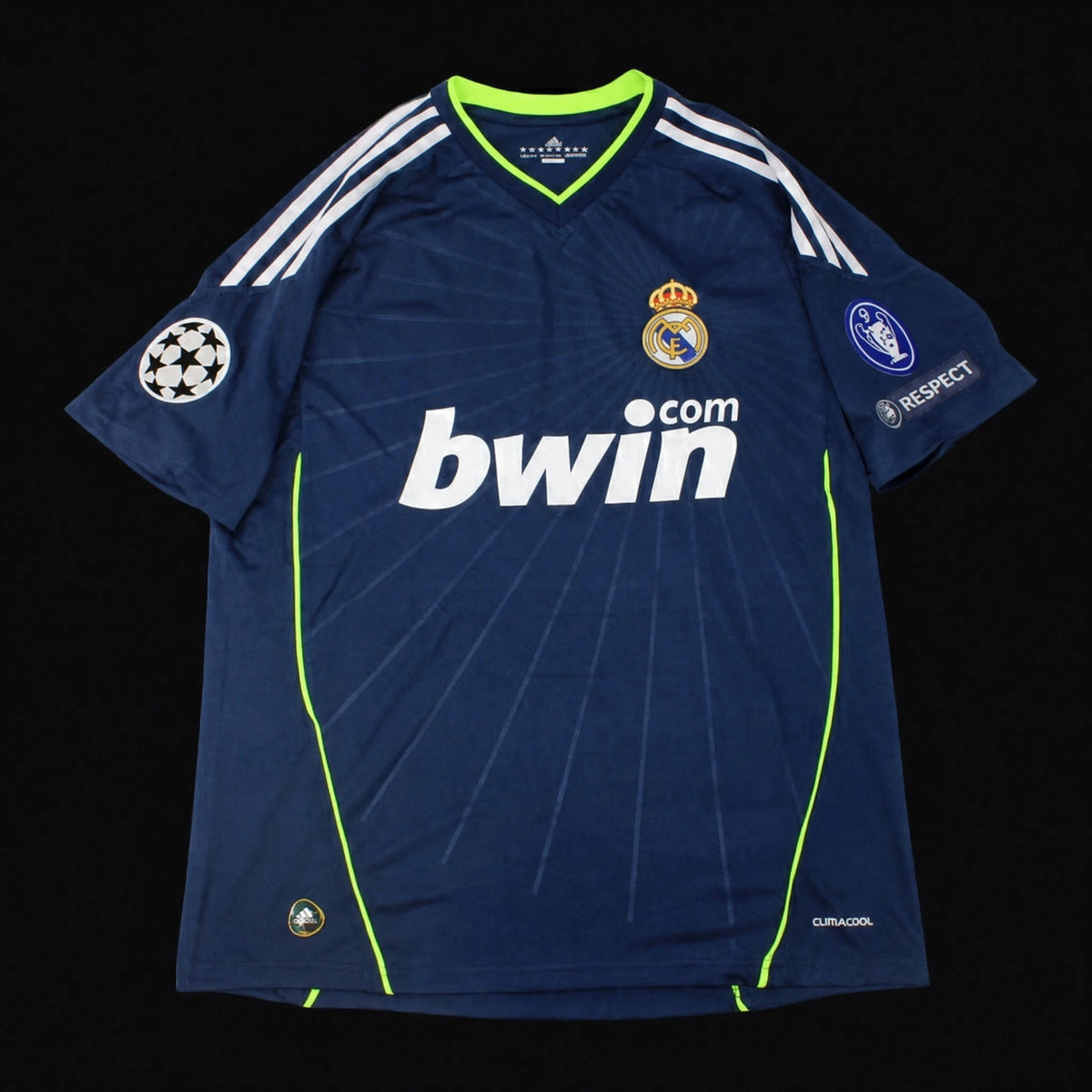 MAILLOT RÉTRO REAL MADRID 2010/11 EXTÉRIEUR BLEU MARINE