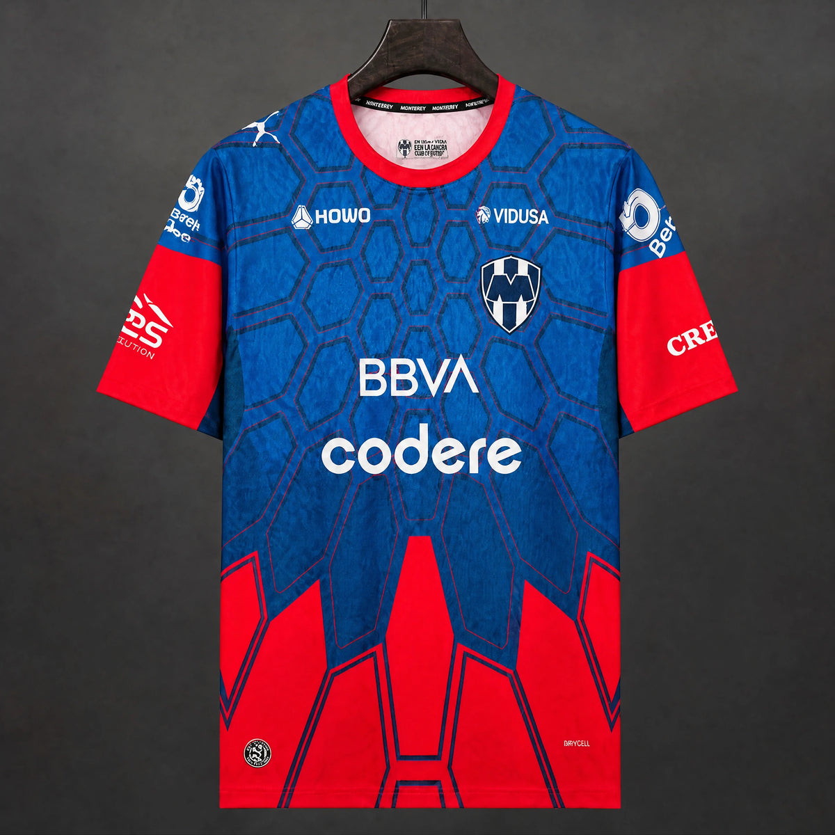 MAILLOT MONTERREY 26/27 ROUGE ET BLEU