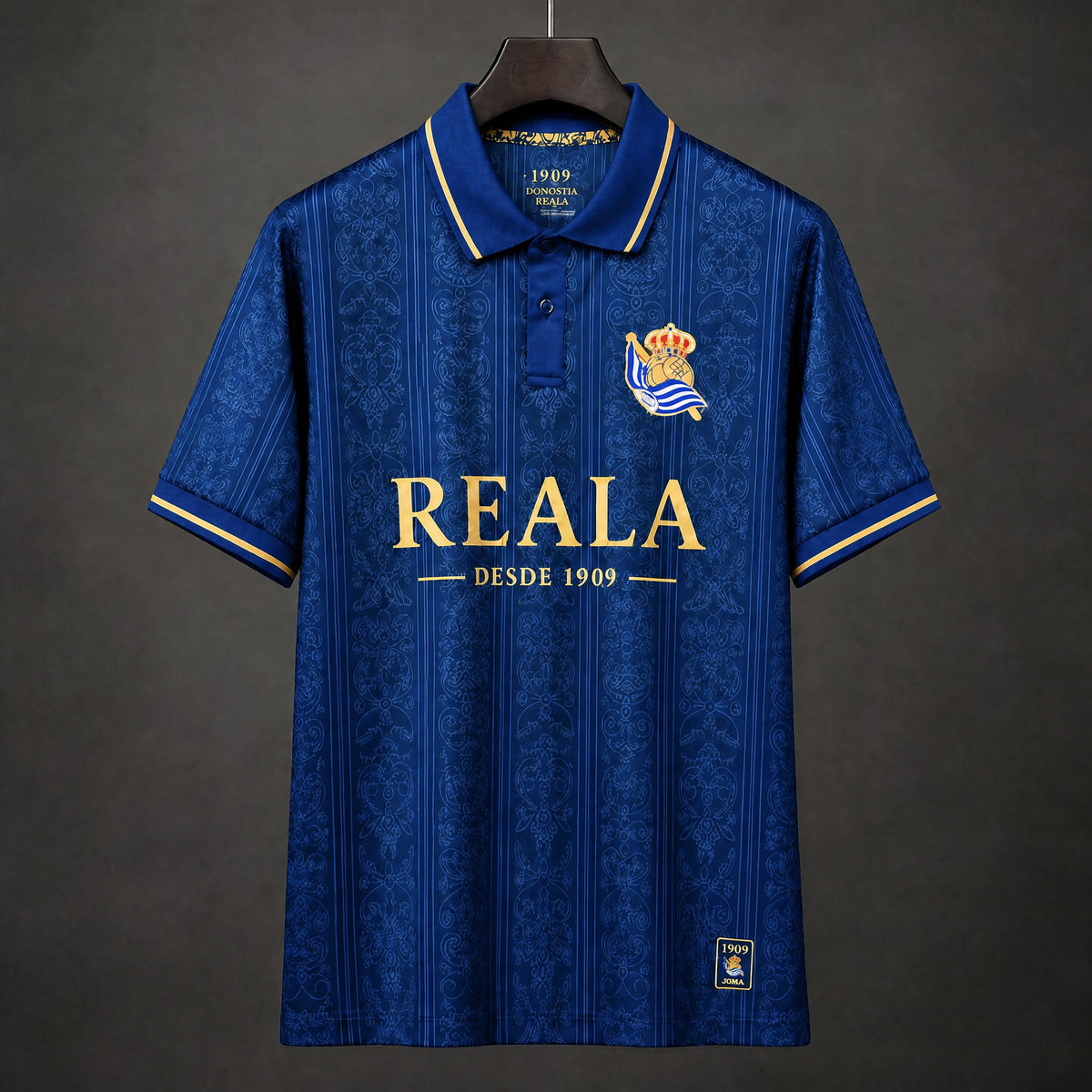 MAILLOT REAL SOCIEDAD ÉDITION SPÉCIALE 26/27 POLO BLEU MARINE