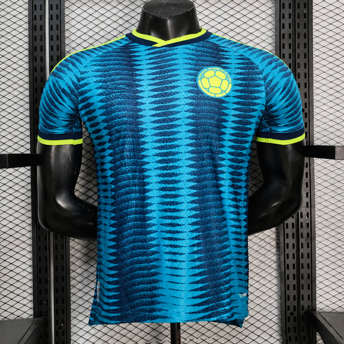 MAILLOT COLOMBIE PLAYER 2026 BLEU ZIGZAG