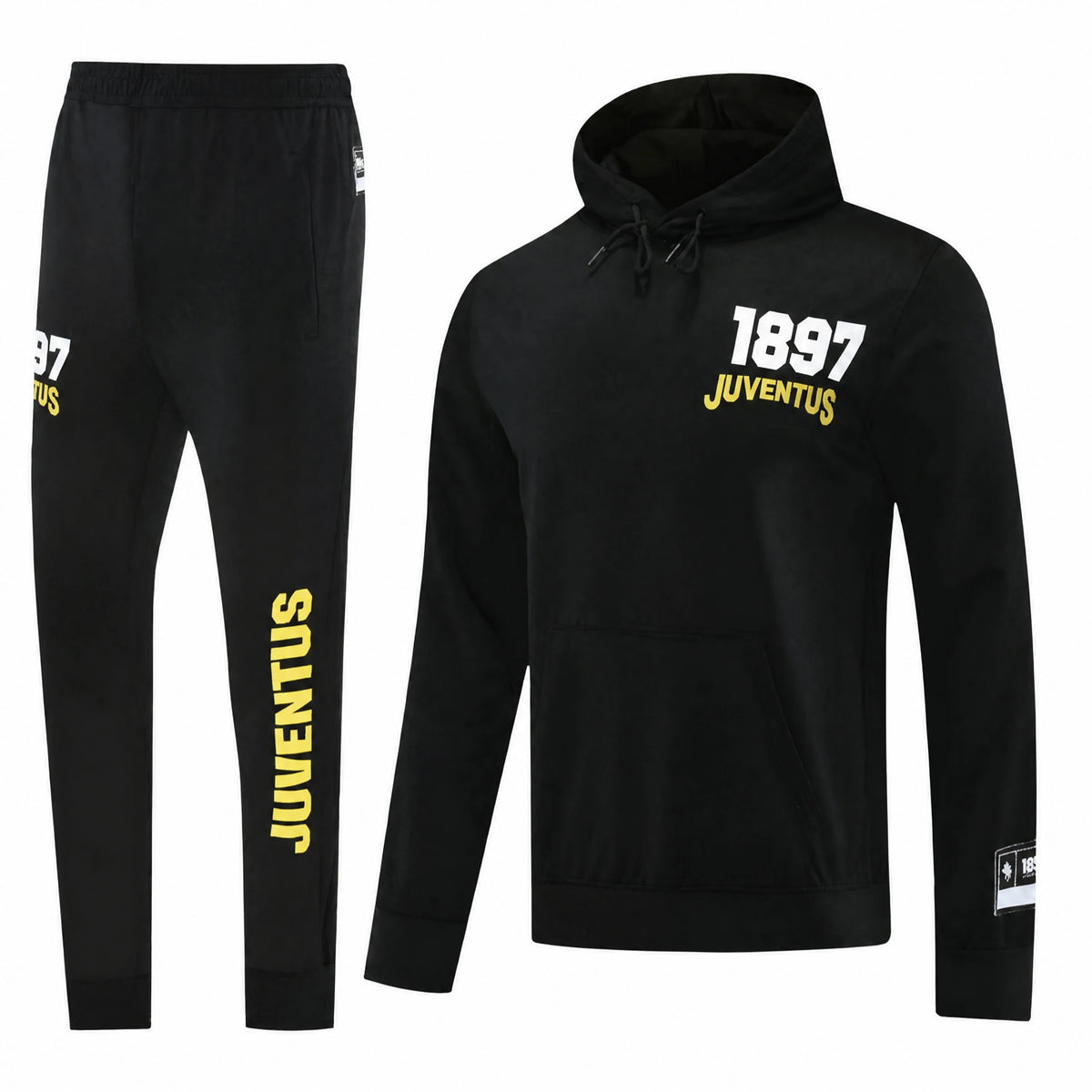 SURVÊTEMENT JUVENTUS 25/26 NOIR CAPUCHE