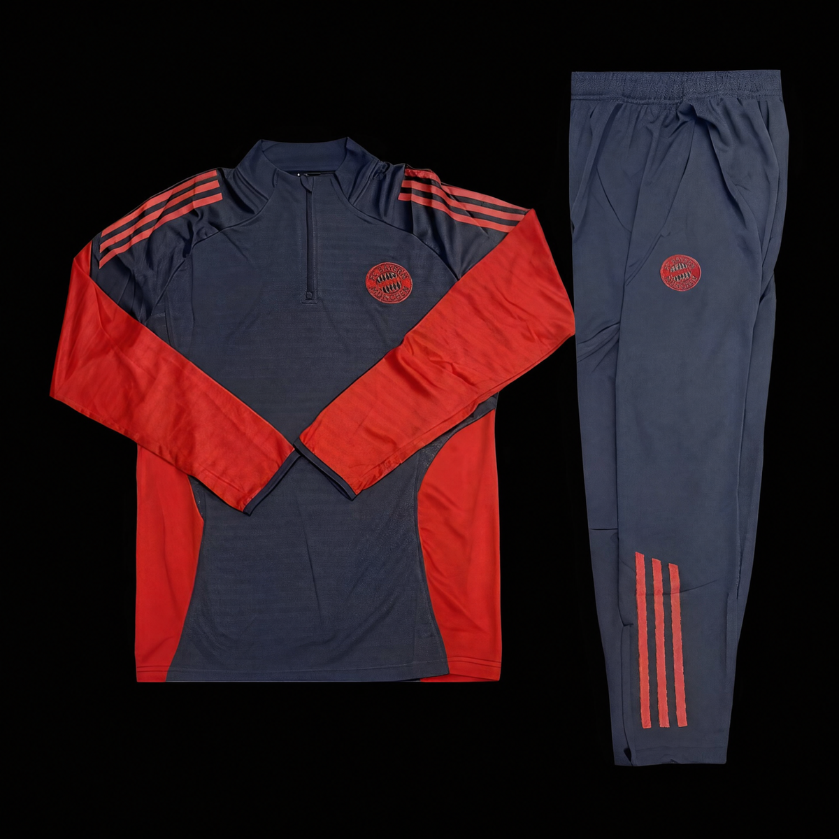 SURVÊTEMENT BAYERN MUNICH 25/26 GRIS ET ROUGE