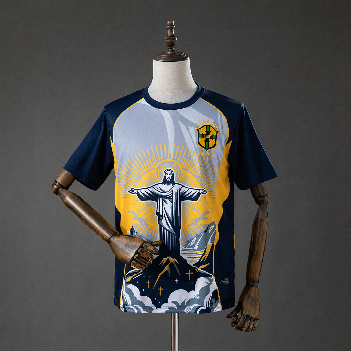 MAILLOT BRÉSIL ÉDITION SPÉCIALE 26/27 NOIR ET JAUNE
