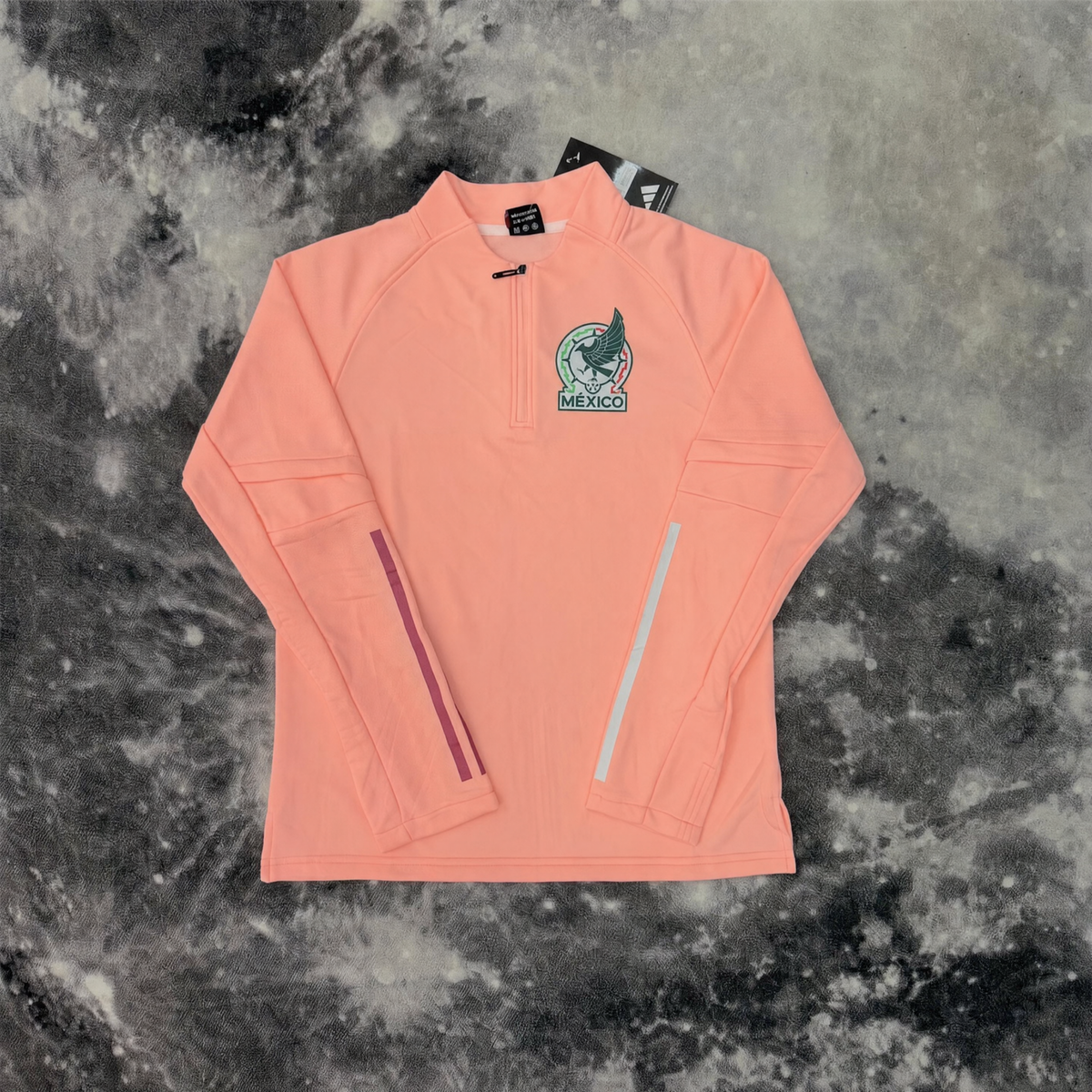 PULL ZIPPÉ MEXIQUE X ROSE