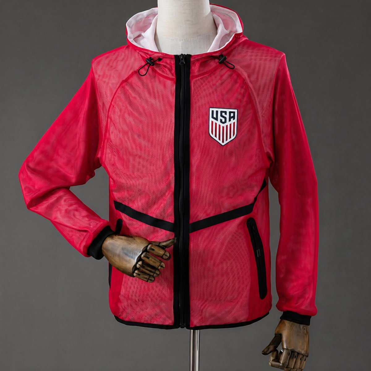 VESTE ÉTATS-UNIS JAQUETTE ANTHEM 2026 ROUGE