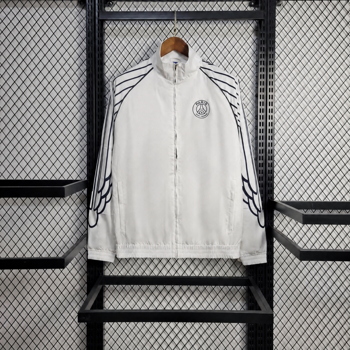 VESTE PSG JAQUETTE 25/26 BLANC