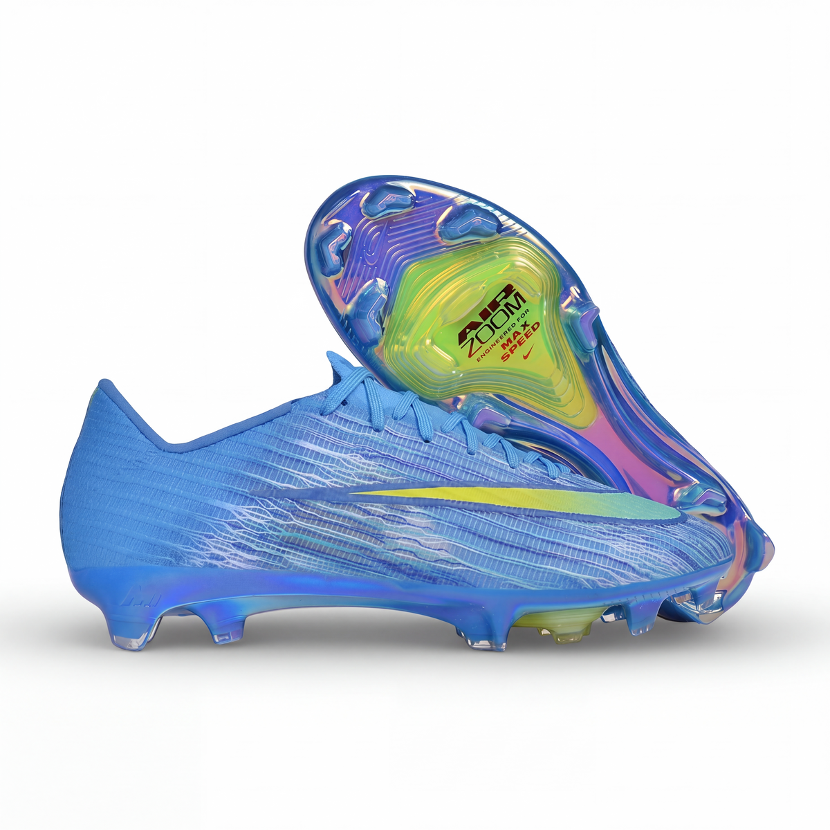 CRAMPONS AIR ZOOM MERCURIAL SUPERFLY 11 ELITE LIGHT BLUE FIRM GROUND FG