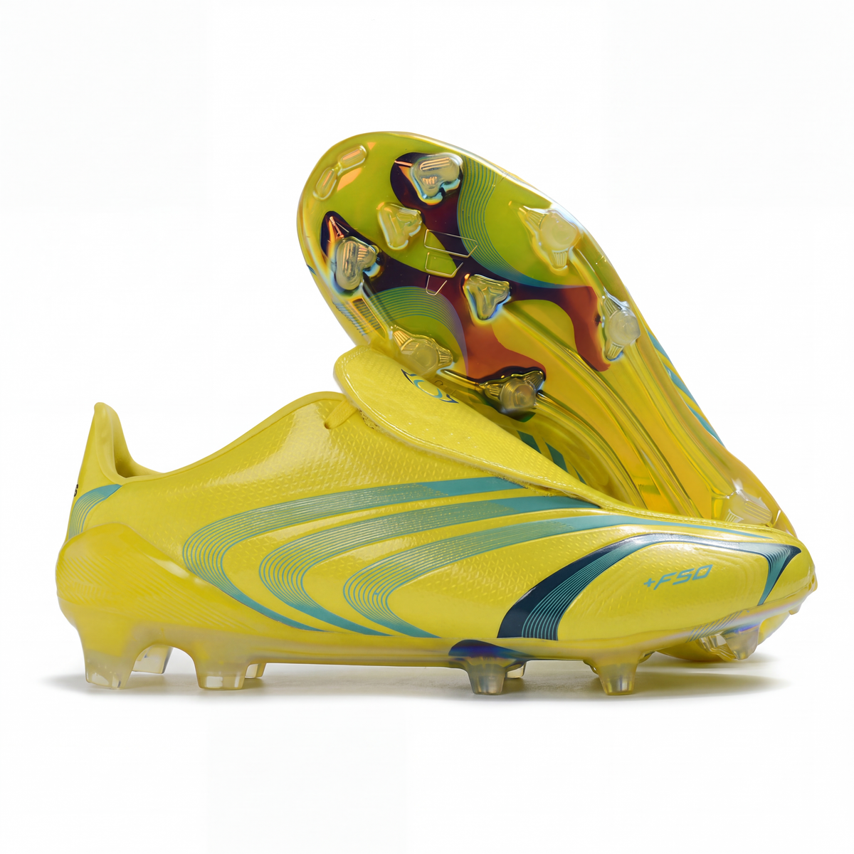 CRAMPONS F50 ELITE TUNIT FG JAUNE
