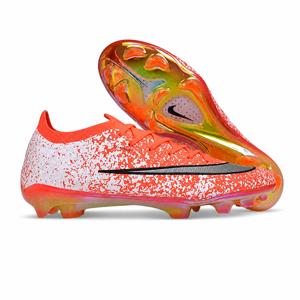 CRAMPONS MERCURIAL VAPOR 17 ELITE SE FG ROUGE MOUCHETÉ