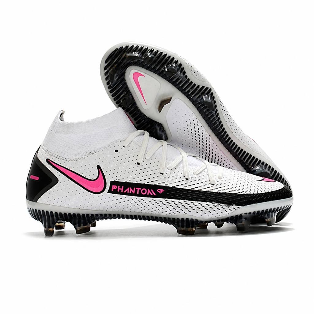 CRAMPONS PHANTOM GT ELITE DF FG BLANC ET ROSE