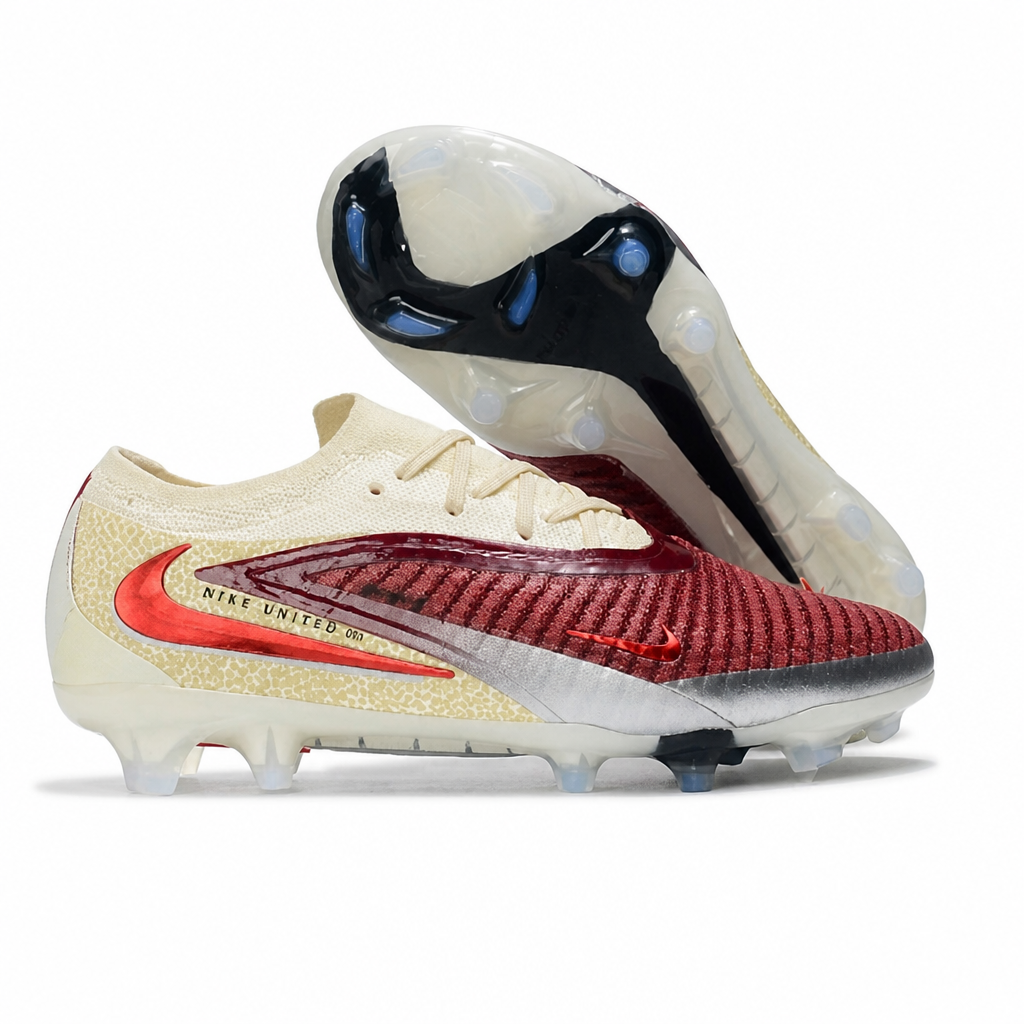 CRAMPONS PHANTOM GX III ELITE FG BEIGE ET BORDEAUX