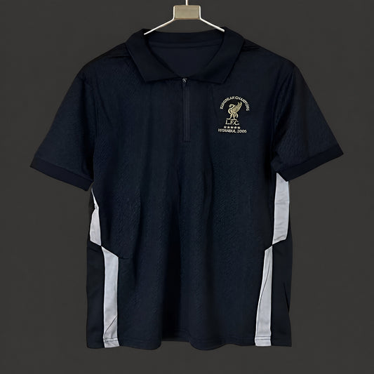 MAILLOT LIVERPOOL ÉDITION SPÉCIALE 25/26 POLO ISTANBUL 2005 NOIR