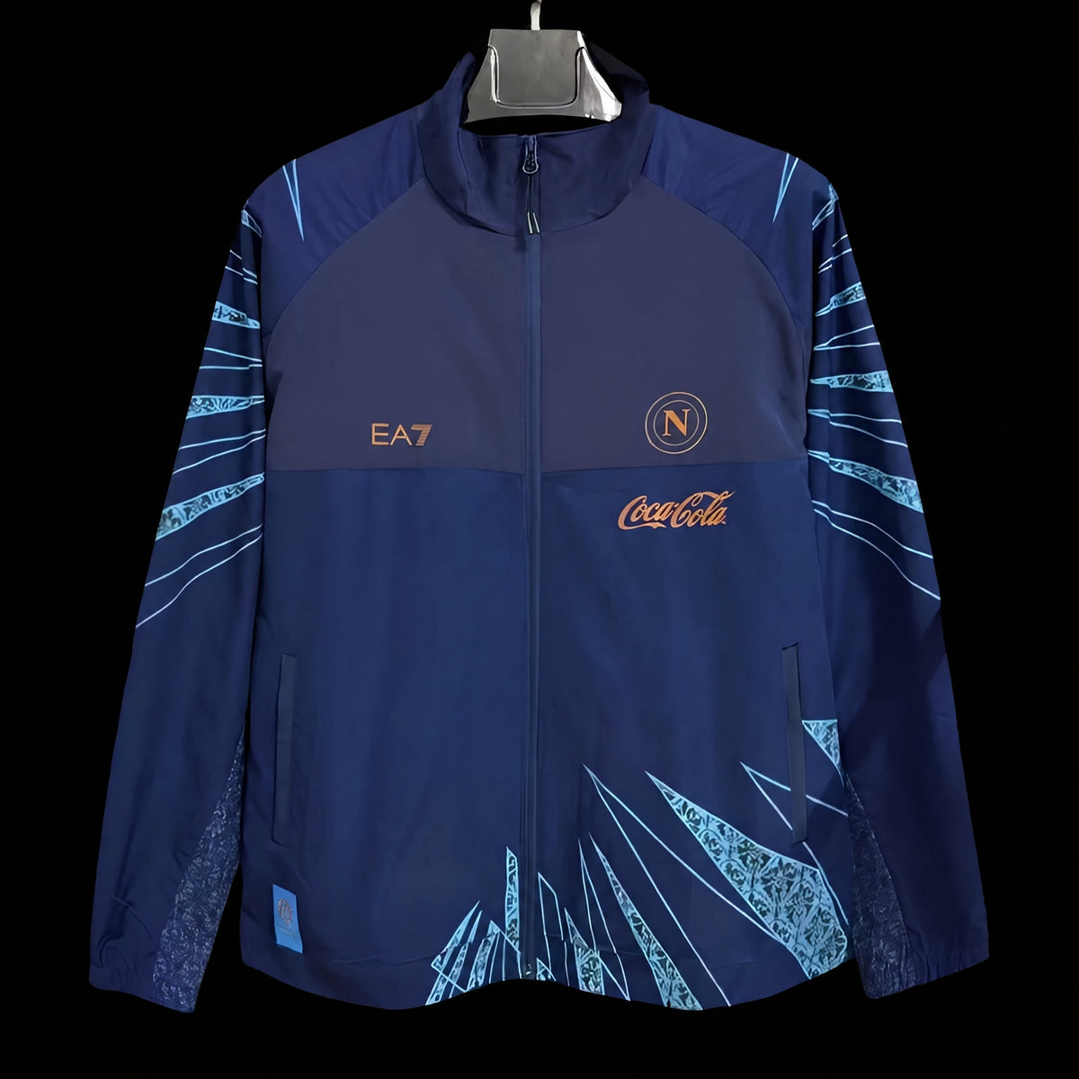 VESTE NAPLES COUPE-VENT 25/26 BLEU MARINE GÉOMÉTRIQUE
