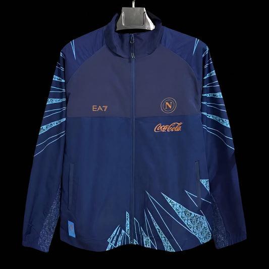 VESTE NAPLES COUPE-VENT 25/26 BLEU MARINE GÉOMÉTRIQUE