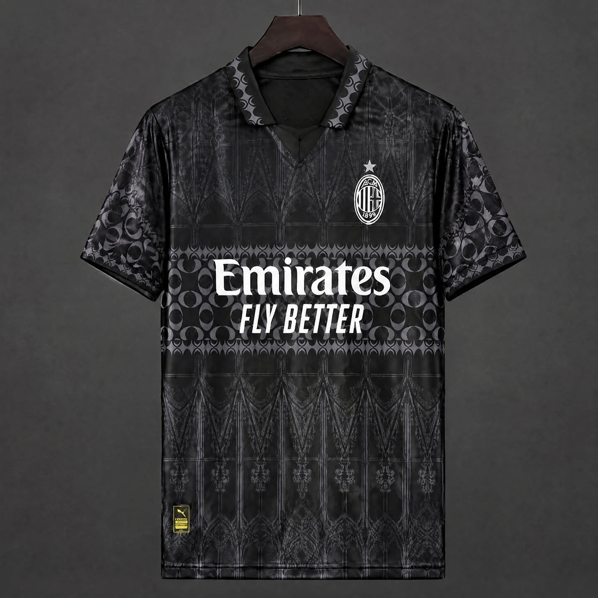 MAILLOT RÉTRO AC MILAN 2023/24 X PLEASURES FOURTH NOIR