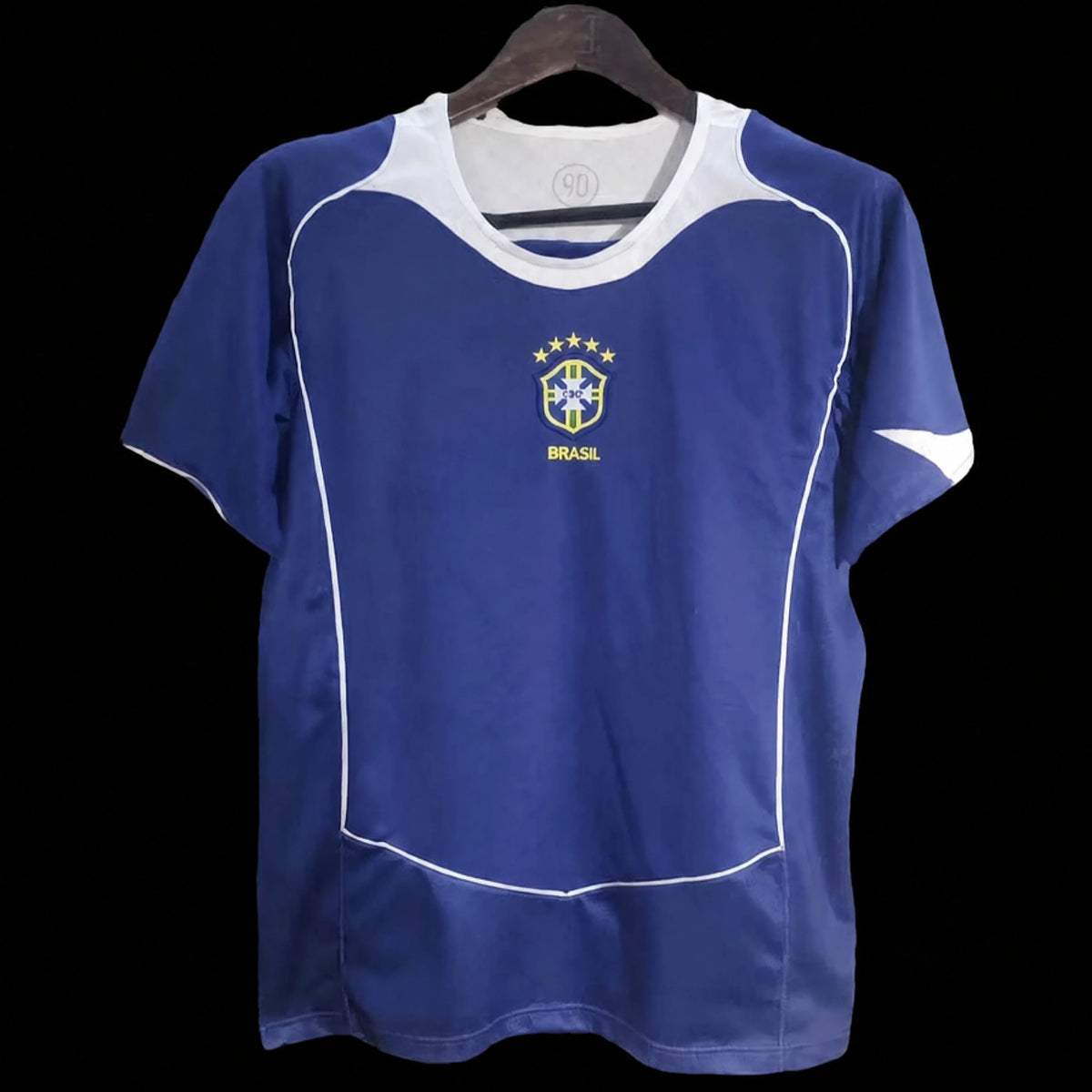 MAILLOT RÉTRO BRÉSIL 2004 EXTÉRIEUR BLEU