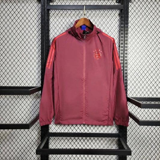 VESTE BAYERN MUNICH COUPE-VENT 25/26 BORDEAUX