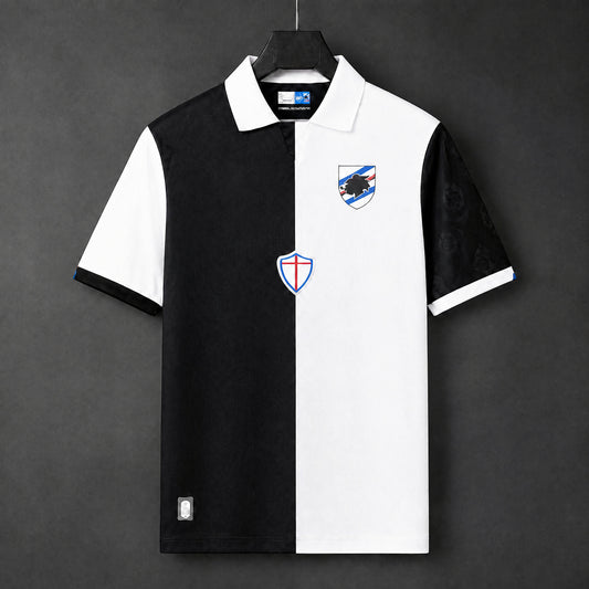 MAILLOT SAMPDORIA 26/27 THIRD BLANC NOIR
