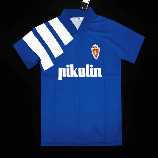 MAILLOT RÉTRO REAL SARAGOSSE 1992/93 EXTÉRIEUR BLEU