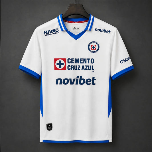 MAILLOT CRUZ AZUL 26/27 EXTÉRIEUR BLANC