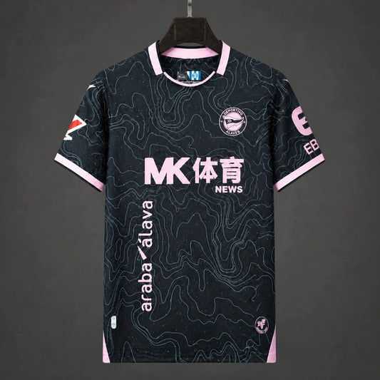 MAILLOT ALAVÉS 26/27 EXTÉRIEUR NOIR