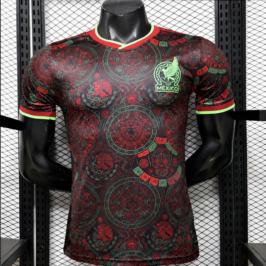 MAILLOT MEXIQUE PLAYER 2026 EDITION SPÉCIALE NOIR AZTÈQUE