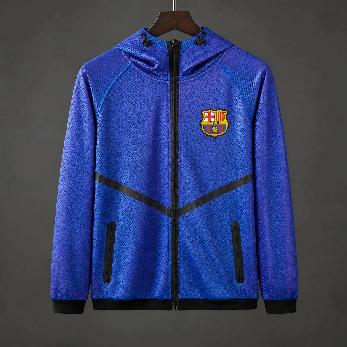 VESTE BARCELONE COUPE-VENT 26/27 BLEU MESH