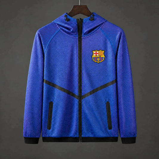 VESTE BARCELONE COUPE-VENT 26/27 BLEU MESH