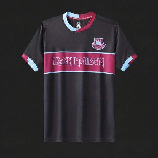 MAILLOT RÉTRO WEST HAM X IRON MAIDEN 2022/23 NOIR
