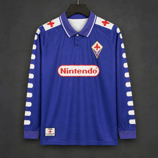 MAILLOT MANCHES LONGUES RÉTRO FIORENTINA 1998/99 DOMICILE