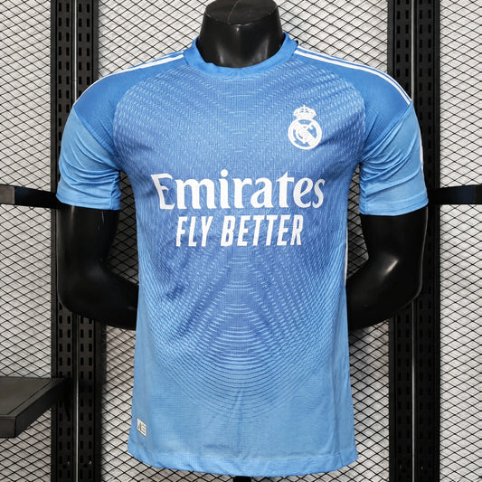 MAILLOT REAL MADRID PLAYER 25/26 GARDIEN BLEU