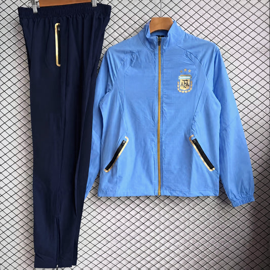 SURVÊTEMENT ARGENTINE 2026 COUPE-VENT BLEU
