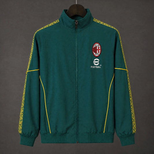 VESTE AC MILAN COUPE-VENT 26/27 VERT FONCÉ