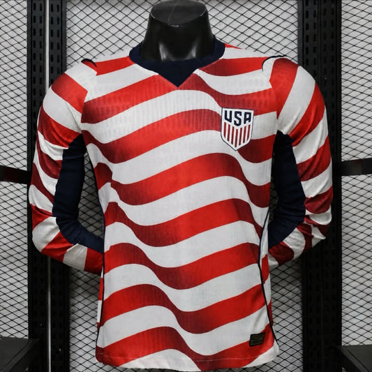 MAILLOT MANCHES LONGUES USA PLAYER 2026 DOMICILE