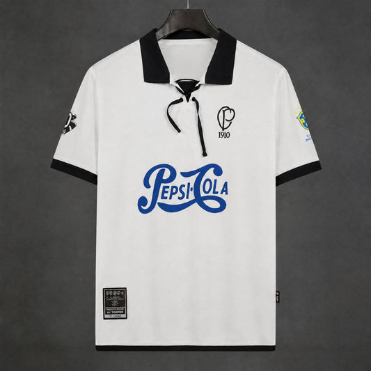 MAILLOT CORINTHIANS RÉTRO 2000/01 90 ANS BLANC