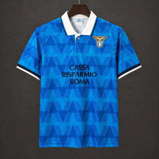MAILLOT RÉTRO LAZIO 1989/90 DOMICILE BLEU
