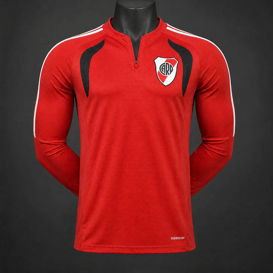 MAILLOT MANCHES LONGUES RIVER PLATE PLAYER 26/27 ROUGE