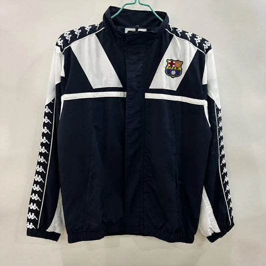 VESTE BARCELONE COUPE-VENT 25/26 STYLE 1967 NOIR ET BLANC