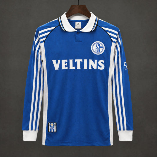 MAILLOT MANCHES LONGUES SCHALKE RÉTRO 1998/00 DOMICILE