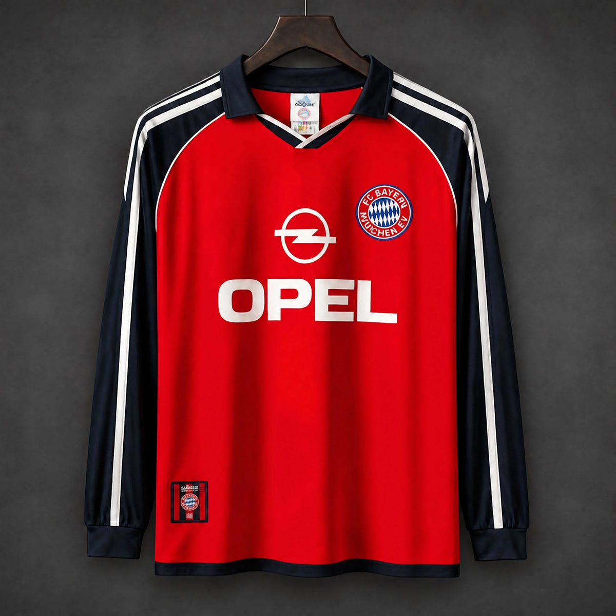 MAILLOT MANCHES LONGUES RÉTRO BAYERN MUNICH 2001/02 DOMICILE