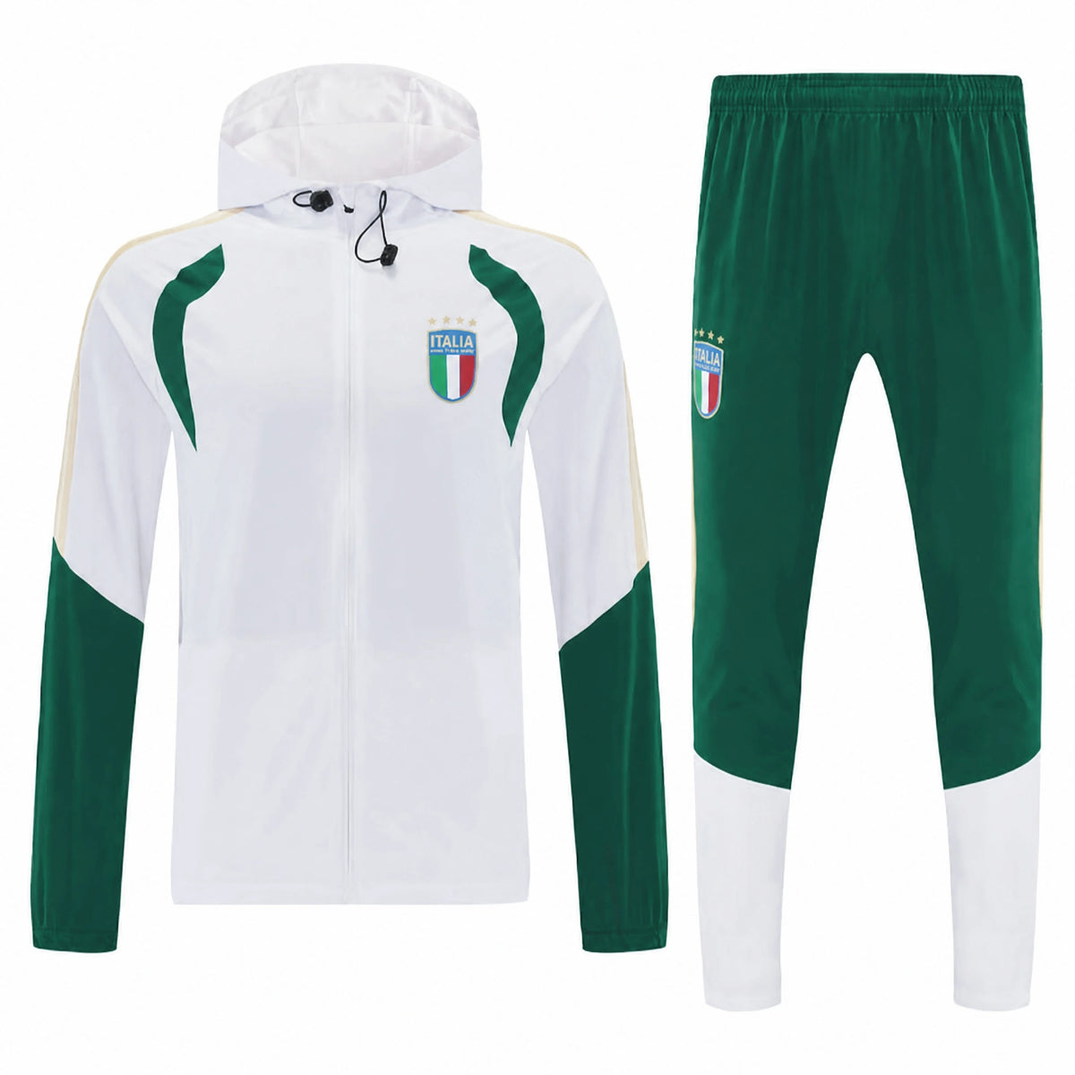 SURVÊTEMENT ITALIE 26/27 BLANC CAPUCHE