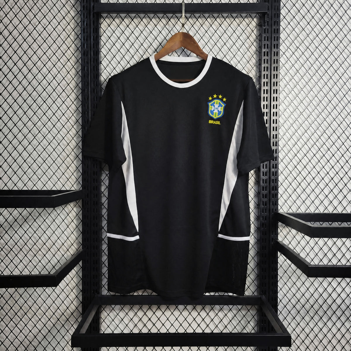 MAILLOT RÉTRO BRÉSIL 2002 GARDIEN NOIR
